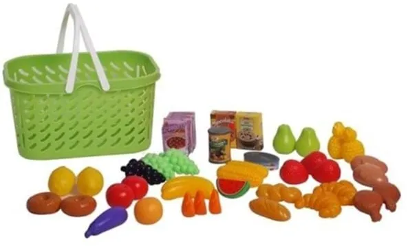 Junior Home Shopping Basket 40 pieces